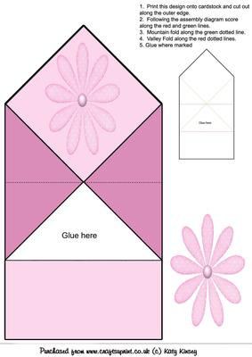 Pink Daisy Pop Up Spring Card