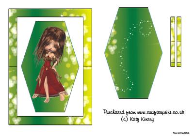 Christmas Elf Magic Flip Card Sheet