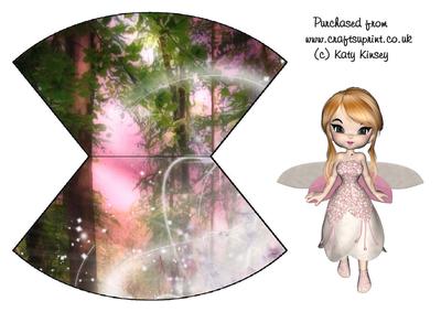 Lacey Fairy Over the Top Wobble Card