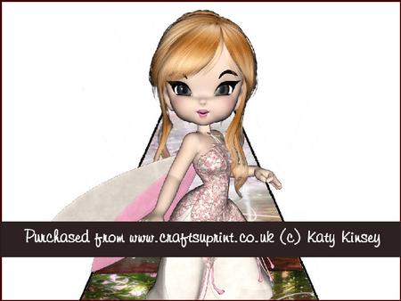 Lacey Fairy 3D Stand Up Pyramid Card Kit