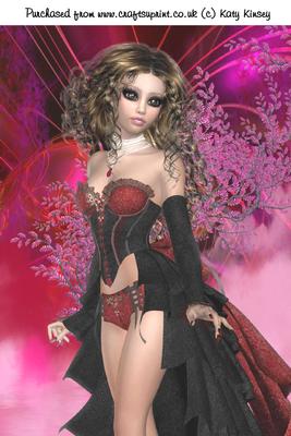 Ravishing in Red A4 Card Front
