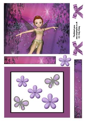 Neverland Fairy Shaker Card