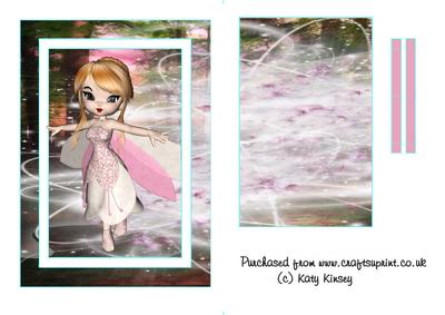 Lacey Fairy Flip Card Sheet