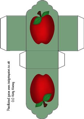 Thank You Teacher Apple Tag Gift Box