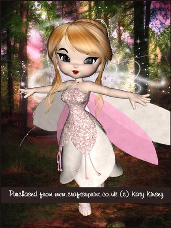 Lacey Fairy A4 Pyramage Card Kit