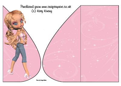 Mia Tear Drop Card