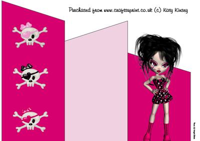 Rock and Roll Fairy Cascade Card