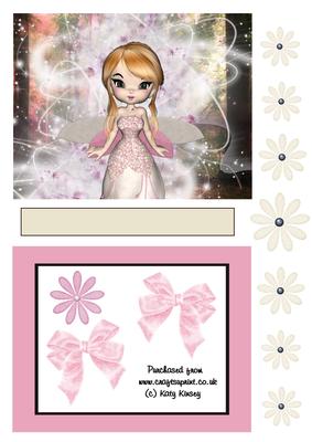 Lacey Fairy Shaker Card
