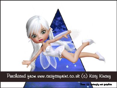 Crystal Fairy 3D Stand Up Pyramid Card Kit