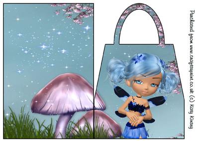Brigit Fairy Handbag Card