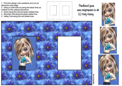 Brooke Foldback Card with Simple Pyramage