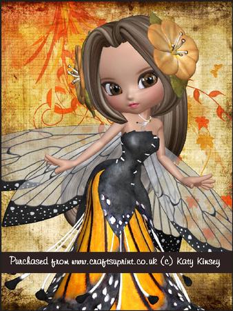 Blossom Fairy in Yellow A4 Tunnel Card Kit