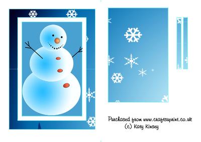 Frosty the Snowman Flip Card Sheet
