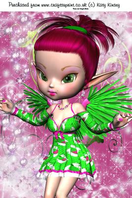 Wilma Fairy A4 Card Front