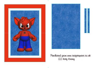 Spidercat Flip Card Sheet