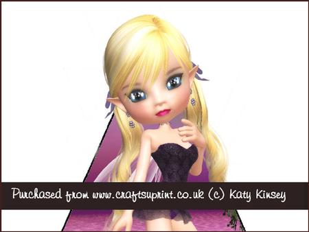 Selena Fairy 3D Stand Up Pyramid Card Kit