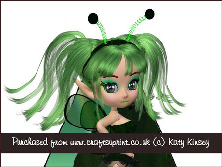Kiaragh Fairy 3D Stand Up Pyramid Card Kit