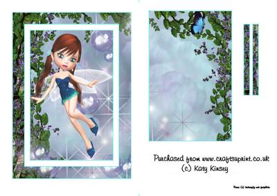 Starlight Fairy Flip Card Sheet