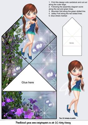 Starlight Fairy Pop Up Spring Card