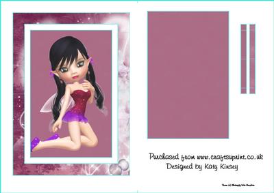 Adele Fairy Flip Card Sheet