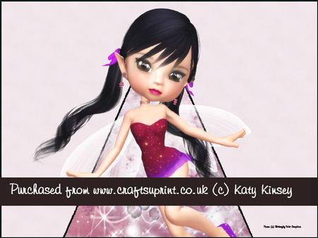 Adele Fairy 3D Stand Up Pyramid Card Kit