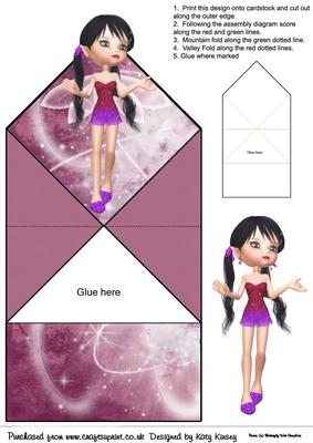 Adele Fairy Pop Up Spring Card