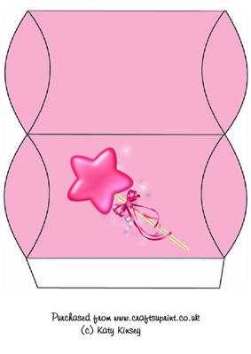 Fairy Wand in Pink Pillow Box