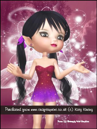 Adele Fairy A4 Pyramage Card Kit