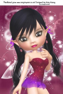 Adele Fairy A4 Card Front