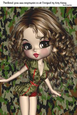 Forces Sweetheart A4 Card Front