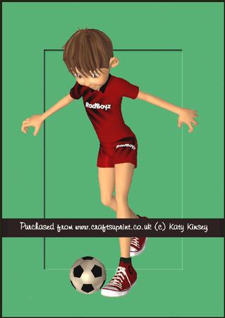 Football Crazy A4 Pyramage Card Kit