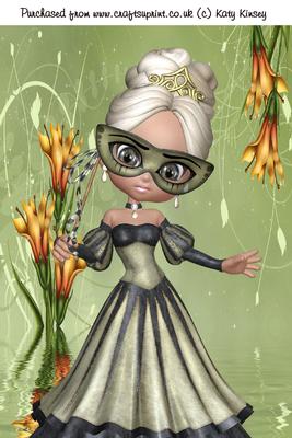 Going to the Ball A4 Card Front