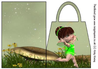 Pootle Fairy Handbag Card