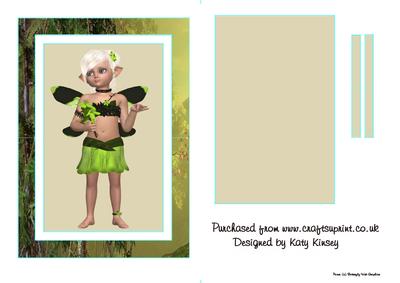 Niamh Fairy Flip Card Sheet