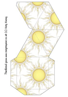Here Comes the Sun Pyramid Box