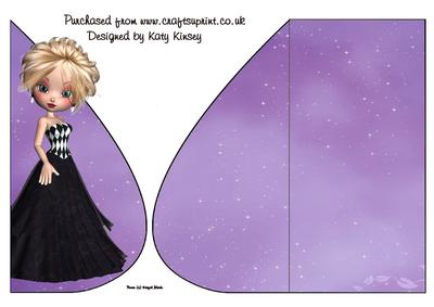Megan Tear Drop Card