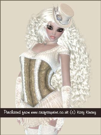 Elegant in Cream A5 Pyramage Card Kit