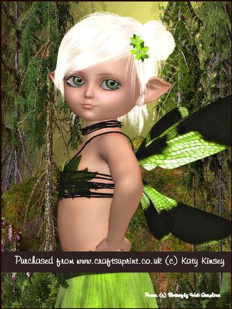Niamh Fairy A4 Tunnel Card Kit