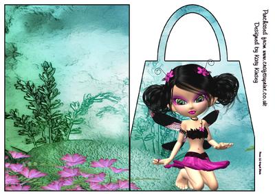 Elise Fairy Handbag Card