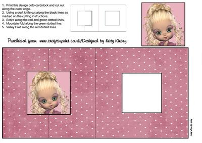 Ingrid Square Foldback Card