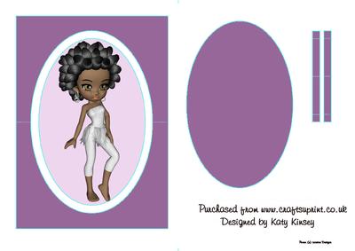 Lula in White Flip Card Sheet