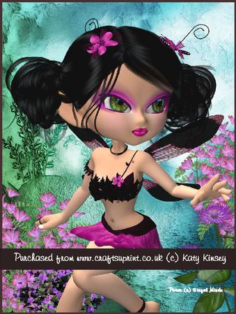 Elise Fairy A4 Pyramage Card Kit