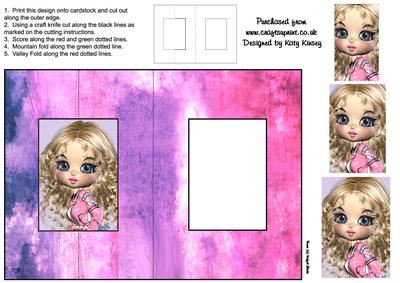 Kelsey Foldback Card with Simple Pyramage
