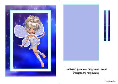 Chrissie the Snow Fairy Flip Card Sheet