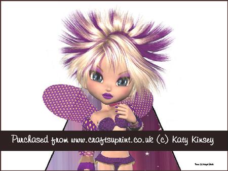 Indigo Fairy 3D Stand Up Pyranmid Card Kit