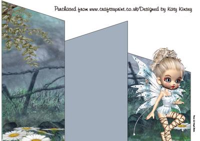Leah Fairy Cascade Card