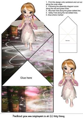 Lacey Fairy Pop Up Spring Card
