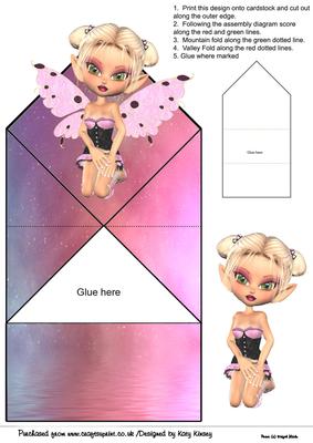 Trixie Fairy Pop Up Spring Card