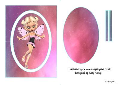Trixie Fairy Flip Card Sheet