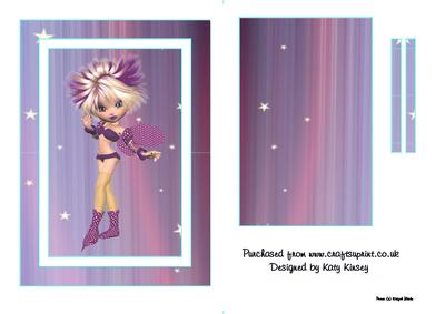 Indigo Fairy Flip Card Sheet